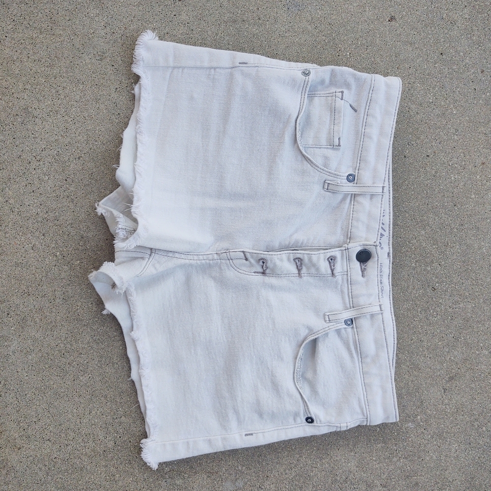 Mossimo White Denim Shorts
